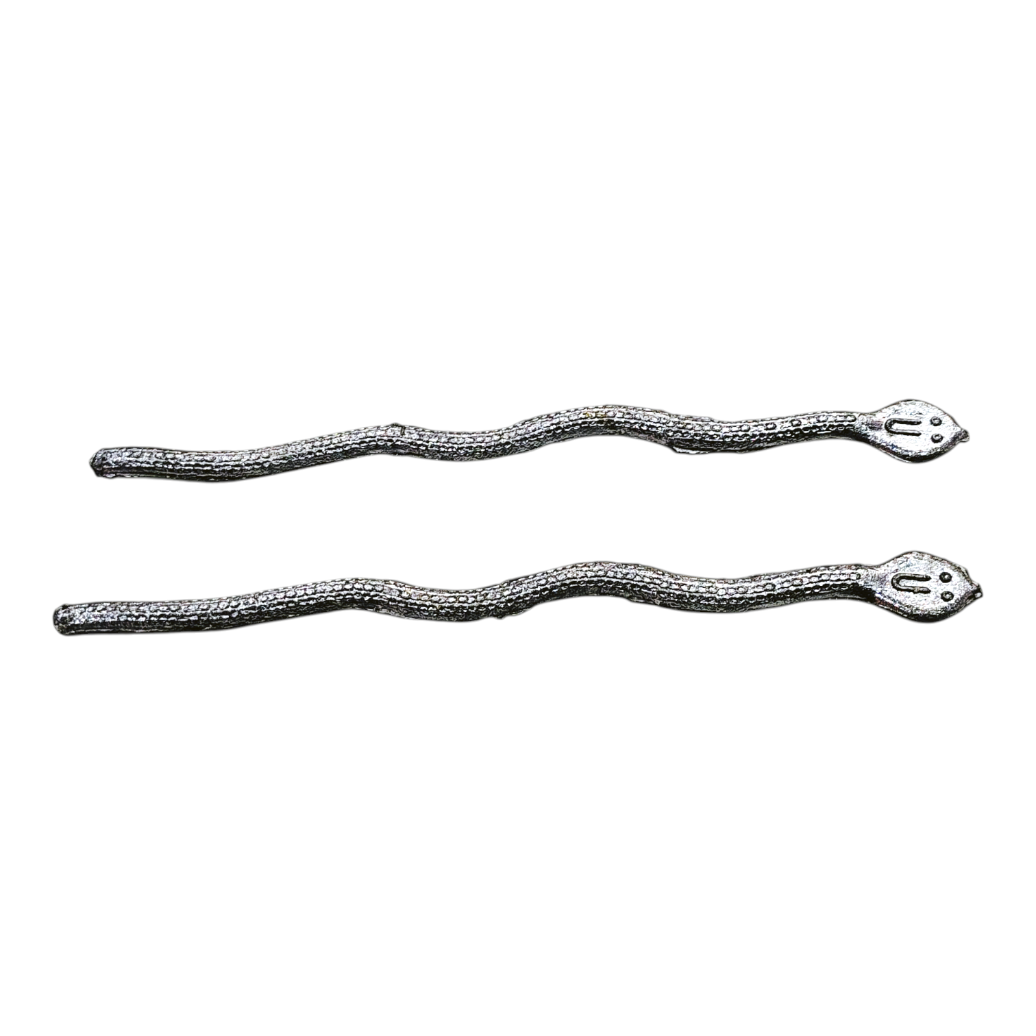 Silver Finish Dual Serpent (Nag) Vastu Remedy Set